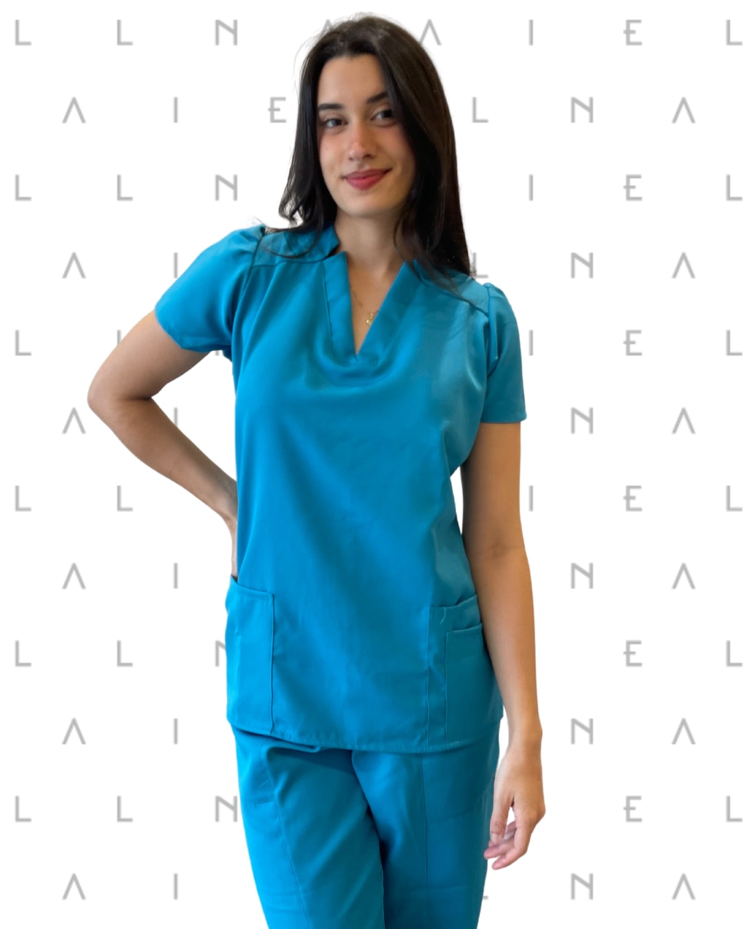 Scrub Eva Azul Celeste